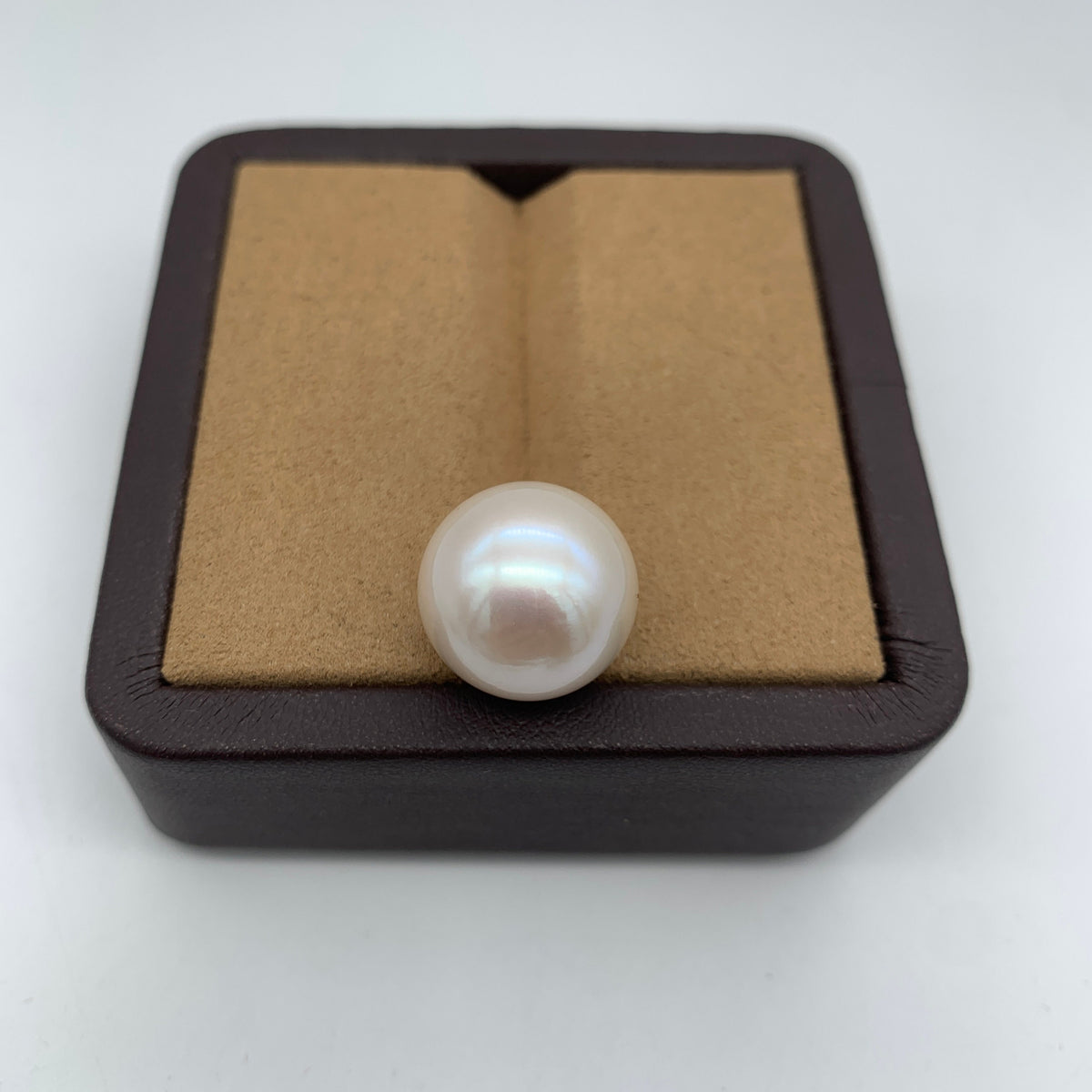 4A 1pc 13,14,15mm White Round Freshwater Pearl