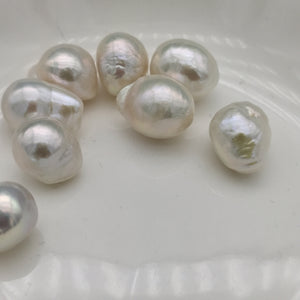 4A 1pc 10-11mm Small White Baroque Droplet Pearl