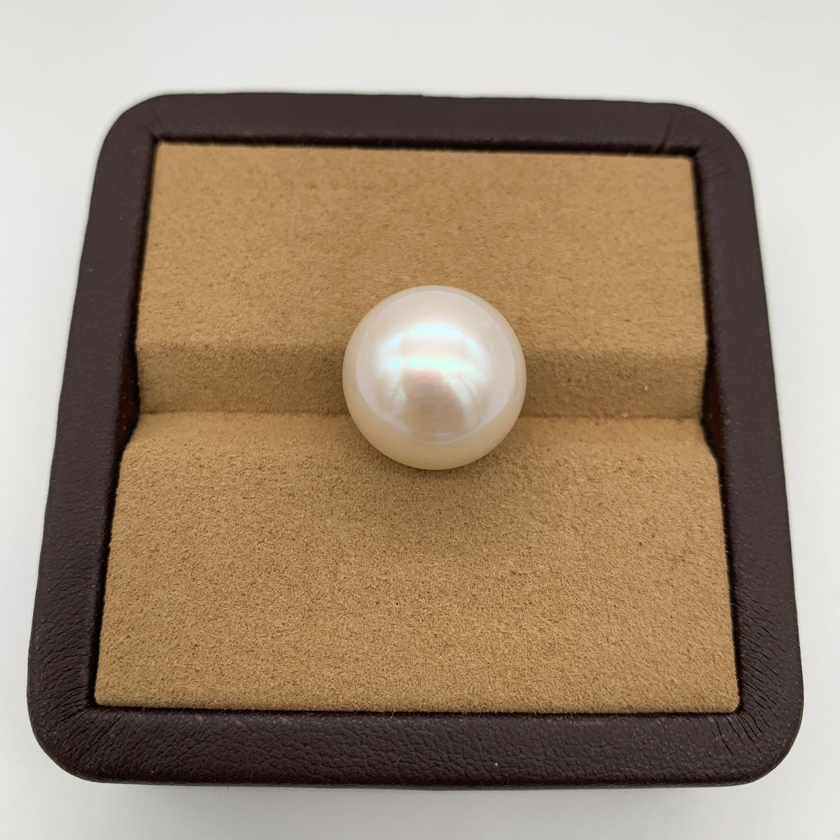 4A 1pc 13,14,15mm White Round Freshwater Pearl