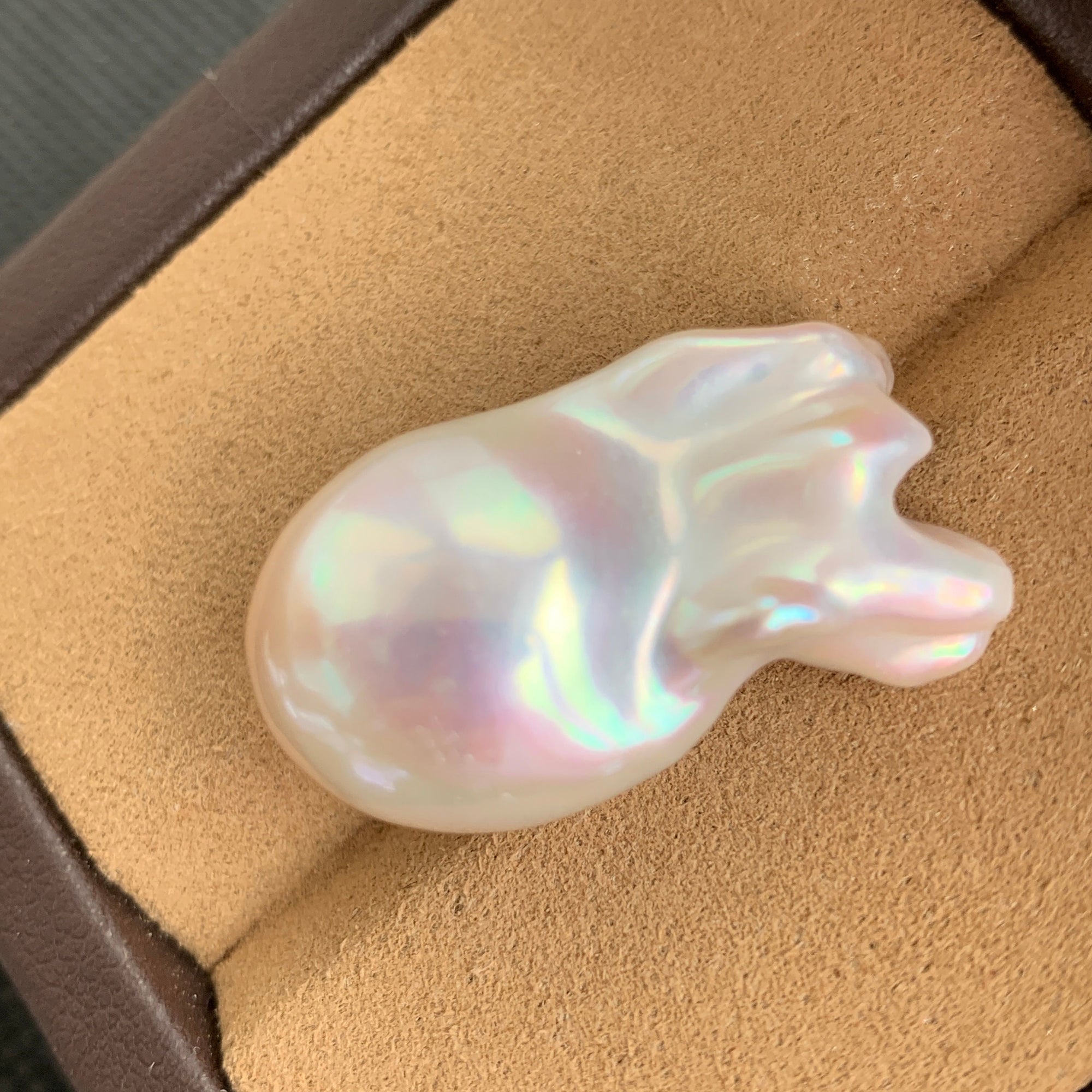 4A 1pc 15-27mm Loose Flameball Baroque Pearl