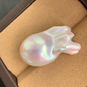 4A 1pc 15-27mm Loose Flameball Baroque Pearl