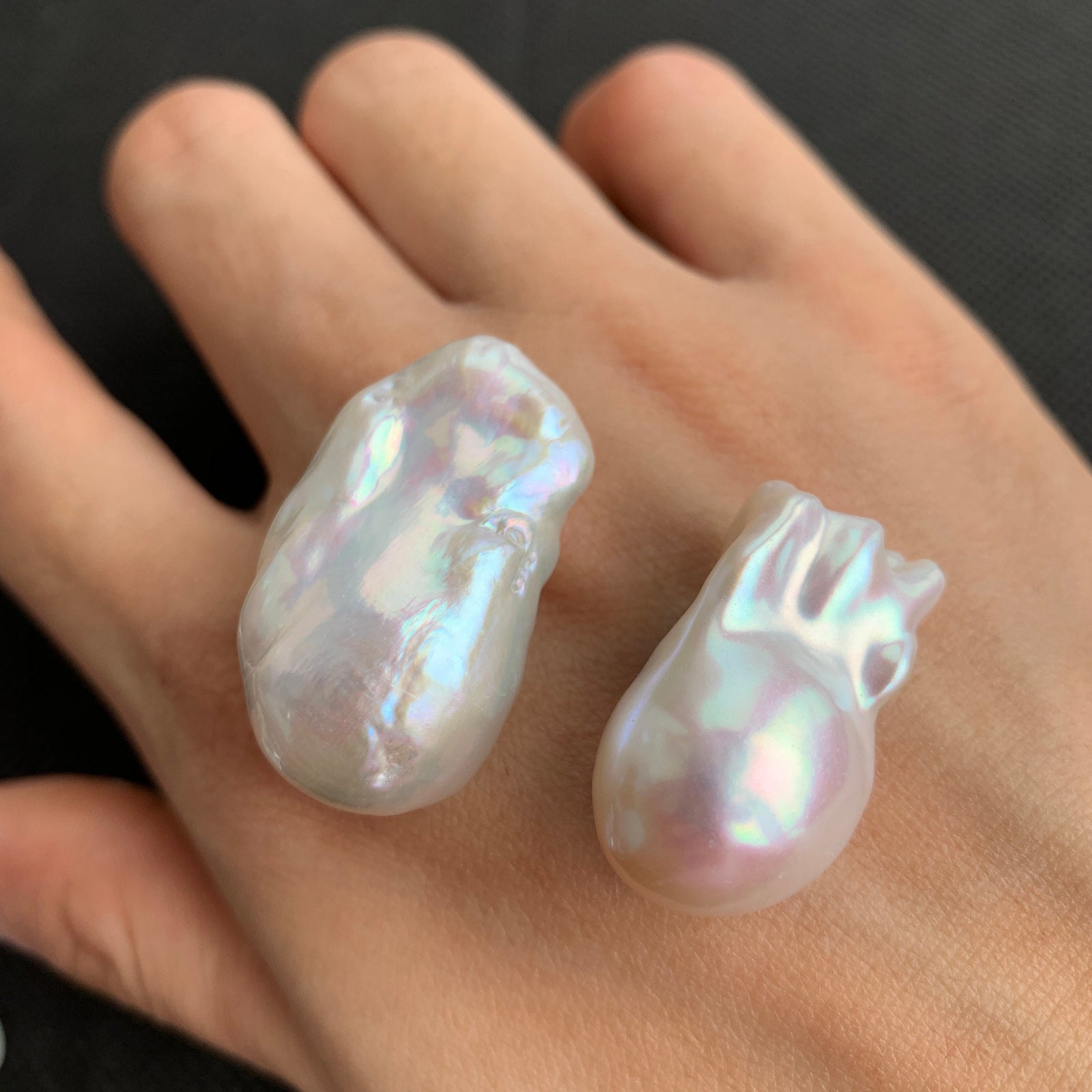 4A 1pc 15-27mm Loose Flameball Baroque Pearl