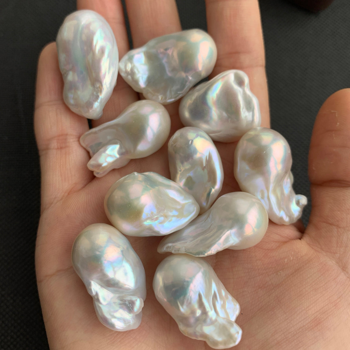 4A 1pc 15-27mm Loose Flameball Baroque Pearl