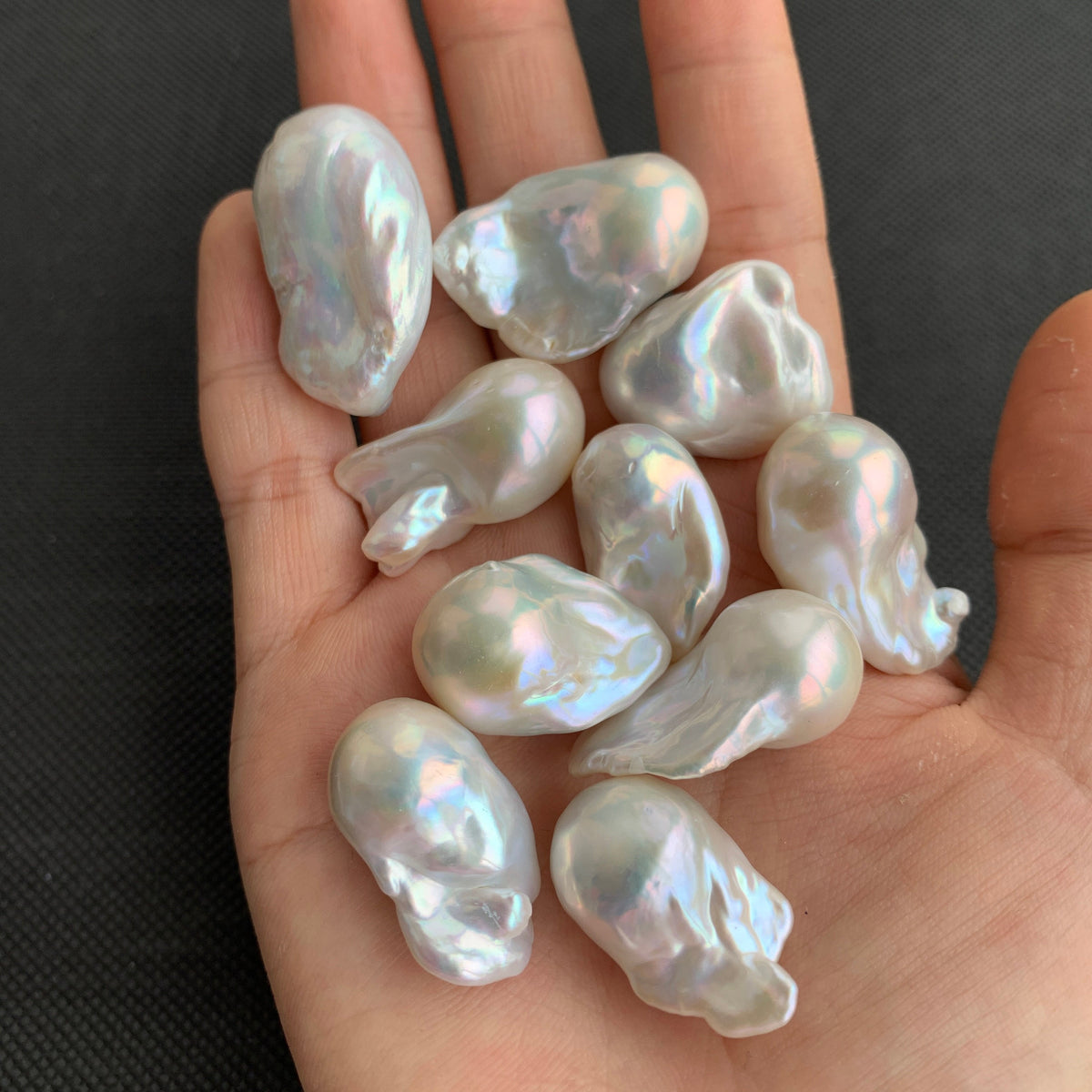 4A 1pc 15-27mm Loose Flameball Baroque Pearl