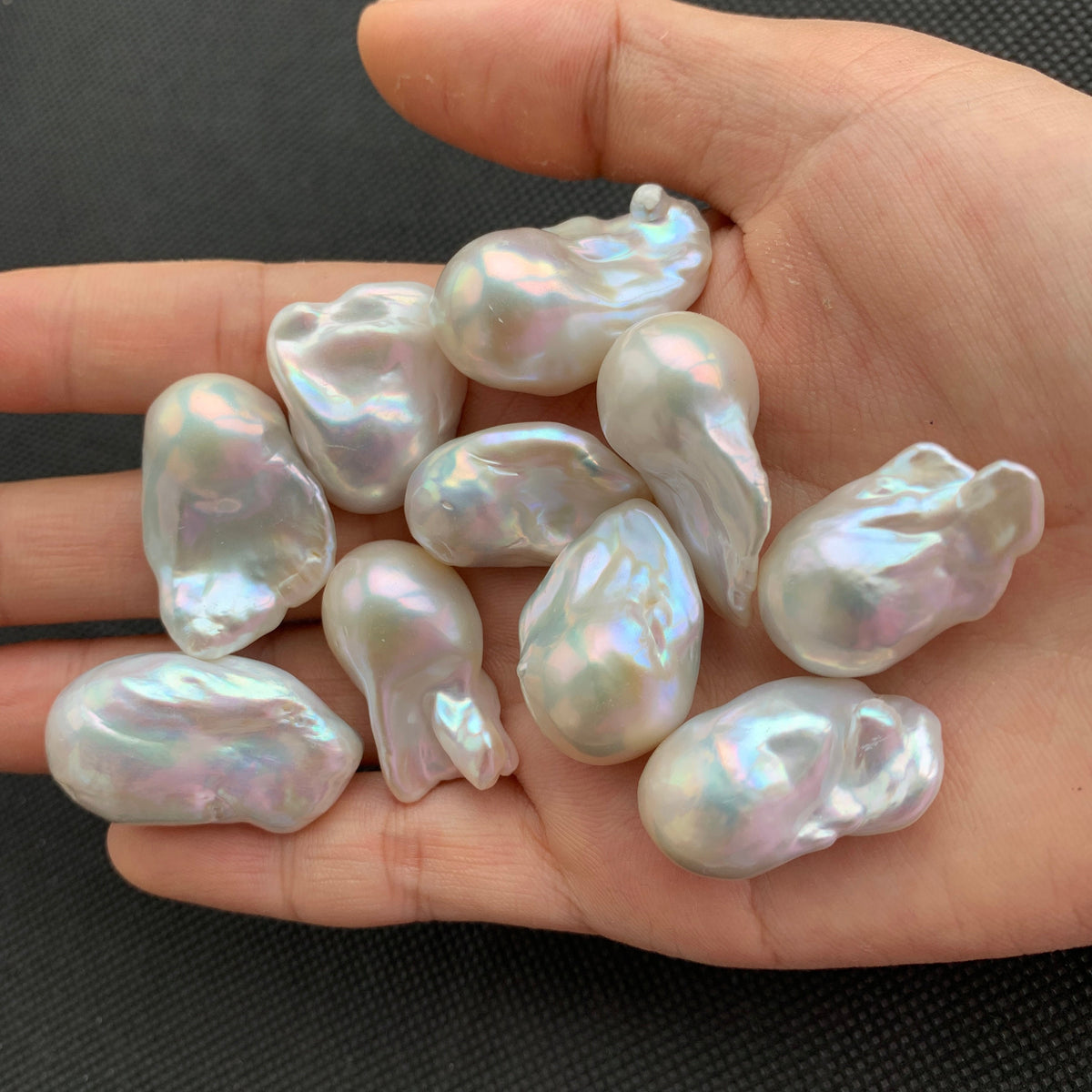 4A 1pc 15-27mm Loose Flameball Baroque Pearl