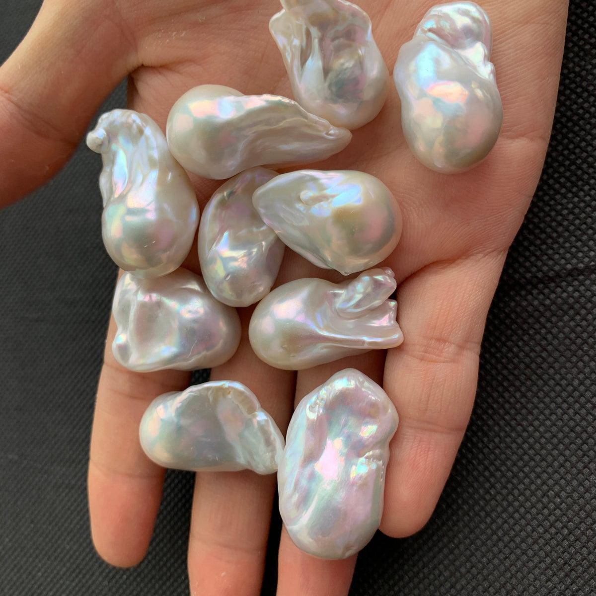 4A 1pc 15-27mm Loose Flameball Baroque Pearl