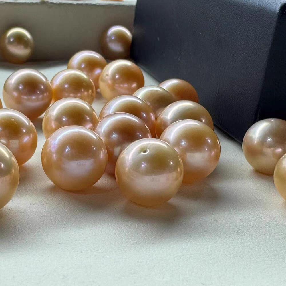 4A 1pc 7-13mm freshwater dark purple dark pink pearls