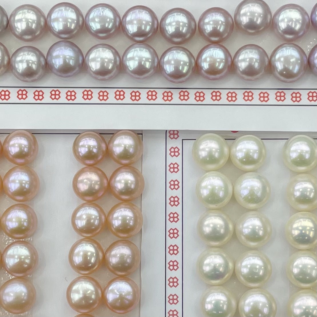 4A 1pc 2-13mm button pearl half-drilled loose pearl