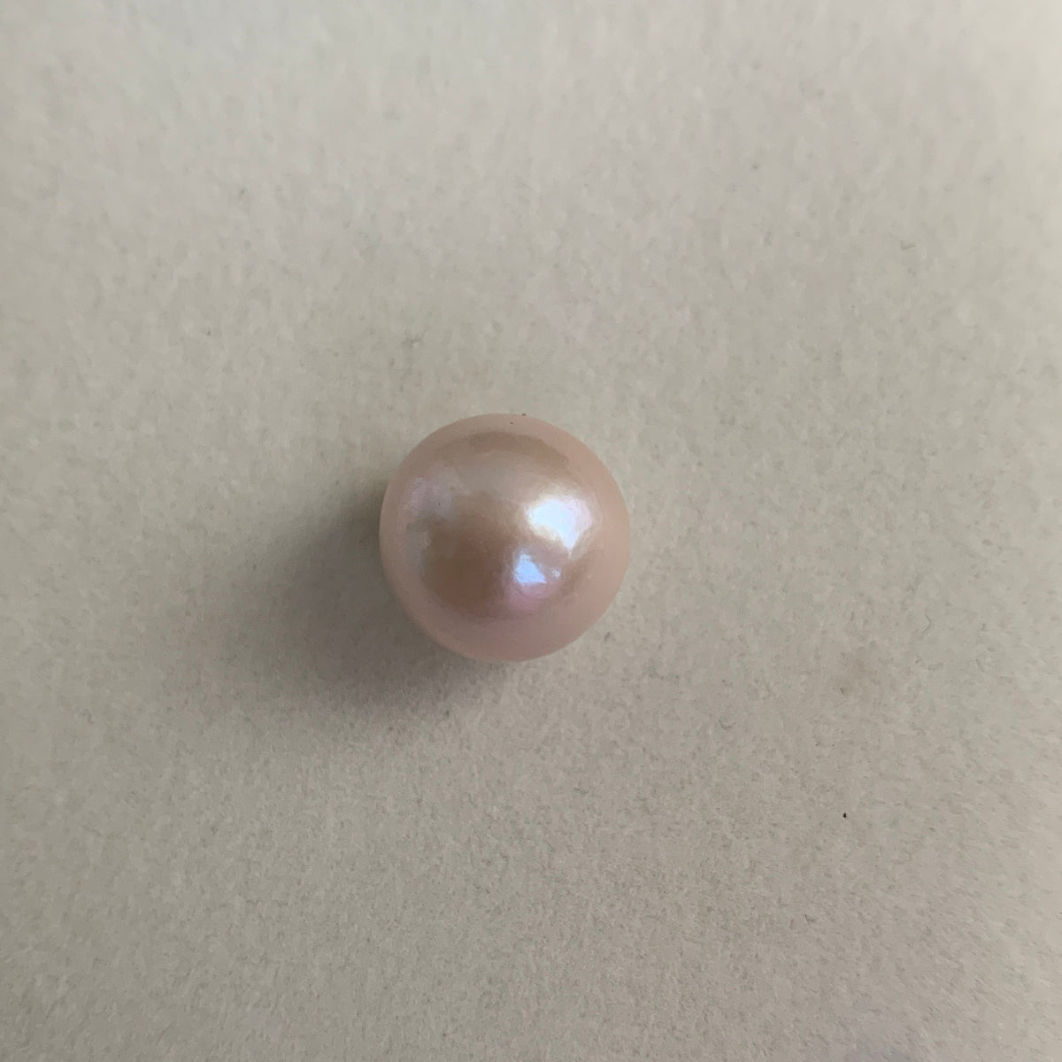 4A 1pc 13-14mm White Round Loose Freshwater Pearl