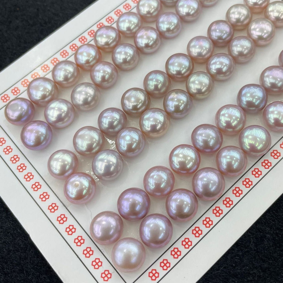 4A 1pc 2-13mm button pearl half-drilled loose pearl