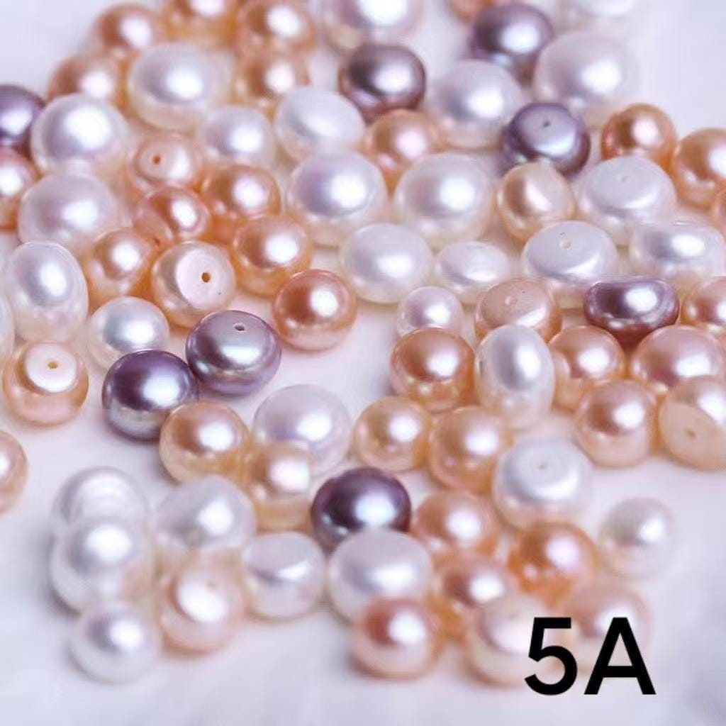 5A 1pc 3-13mm Half-Drilled Button Pearls