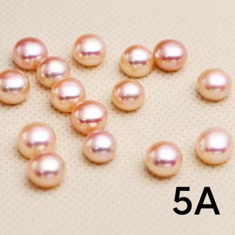 5A 1pc 3-13mm Half-Drilled Button Pearls