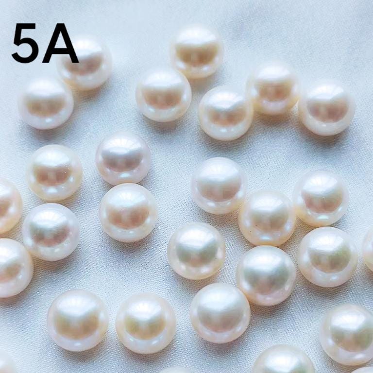 5A 1pc 3-13mm Half-Drilled Button Pearls