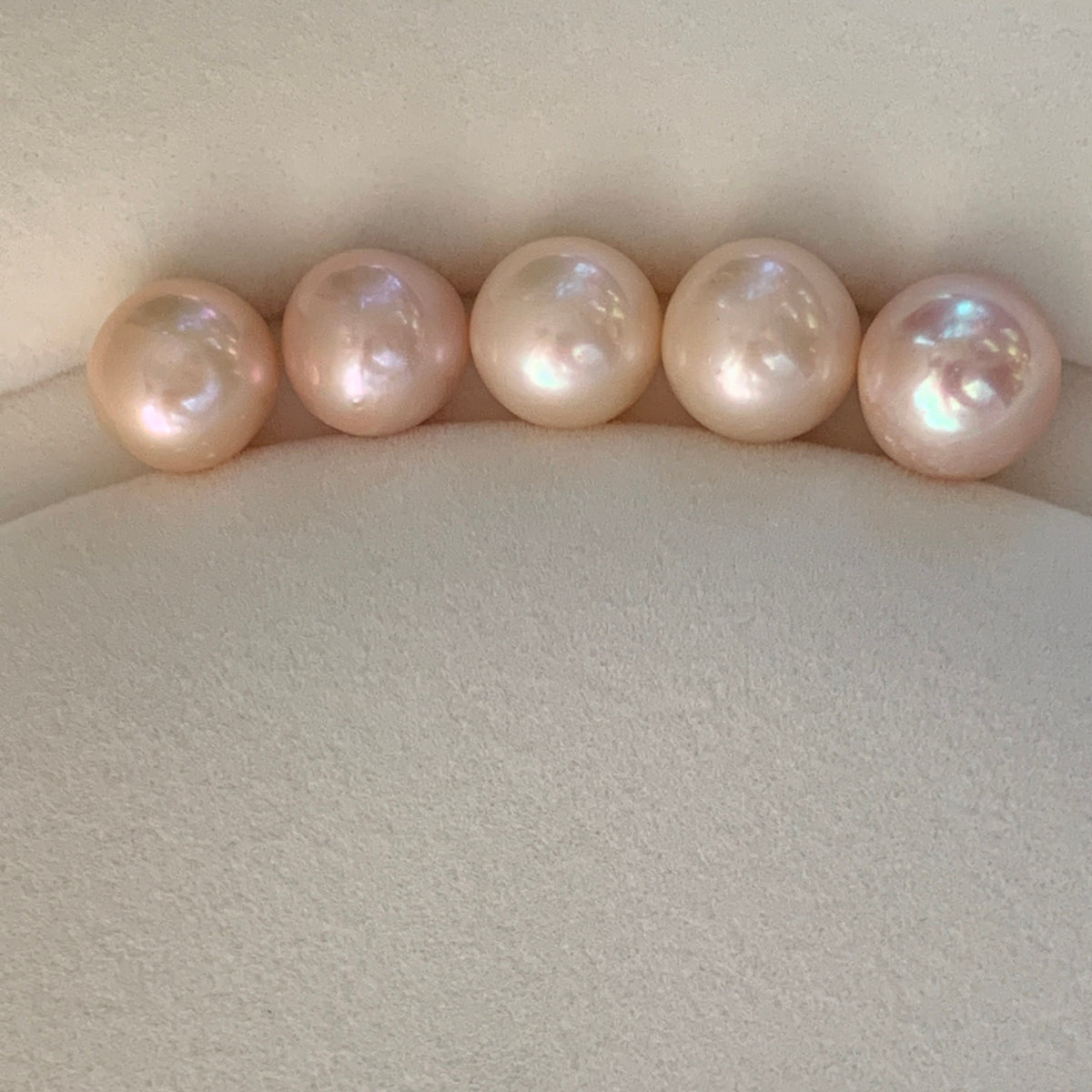 3A 1pc 11-13mm Pink Round Freshwater Pearl
