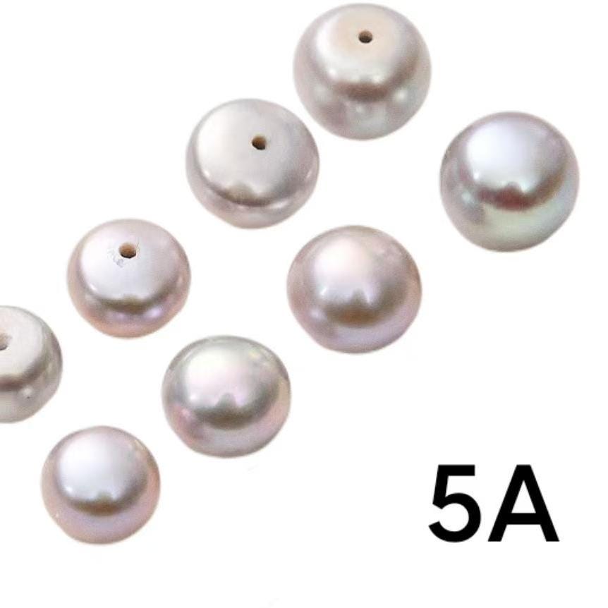 5A 1pc 3-13mm Half-Drilled Button Pearls