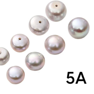 5A 1pc 3-13mm Half-Drilled Button Pearls