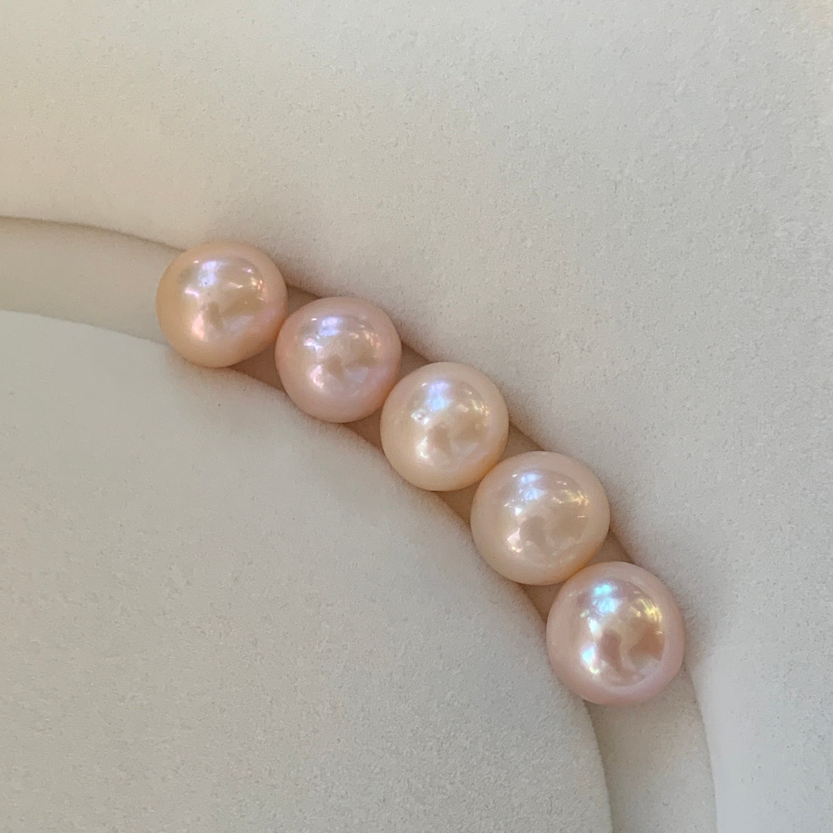 3A 1pc 11-13mm Pink Round Freshwater Pearl