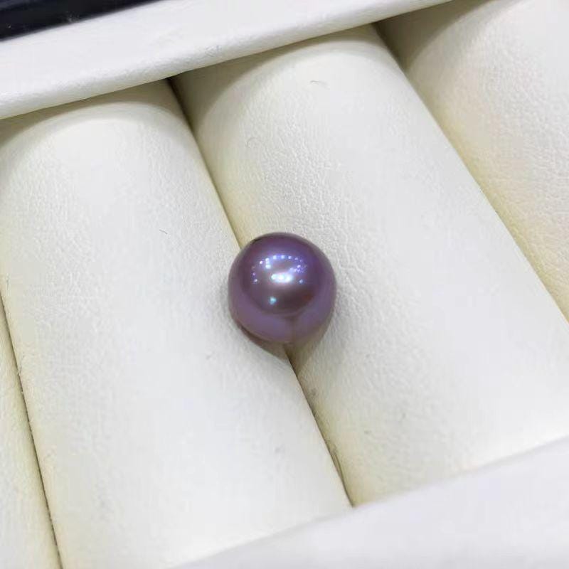 5A 1pc 7-13mm freshwater dark purple dark pink pearls