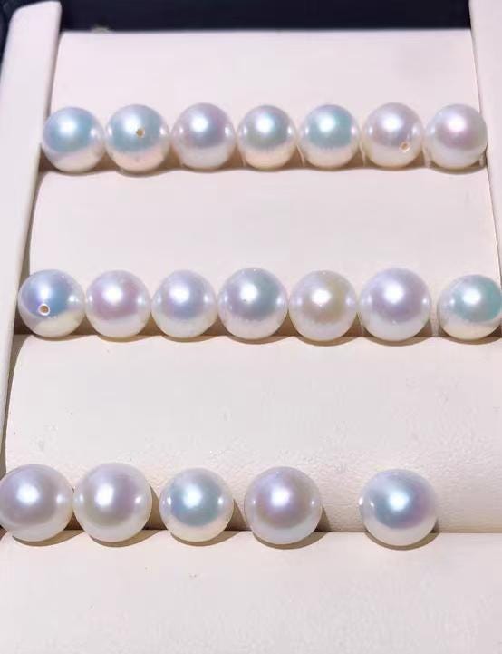 6A 1pc White 3-13mm Freshwater Pearl