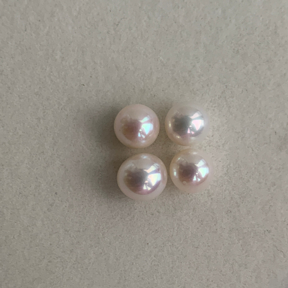 3A 1pc 6-7mm White Round Freshwater Pearl