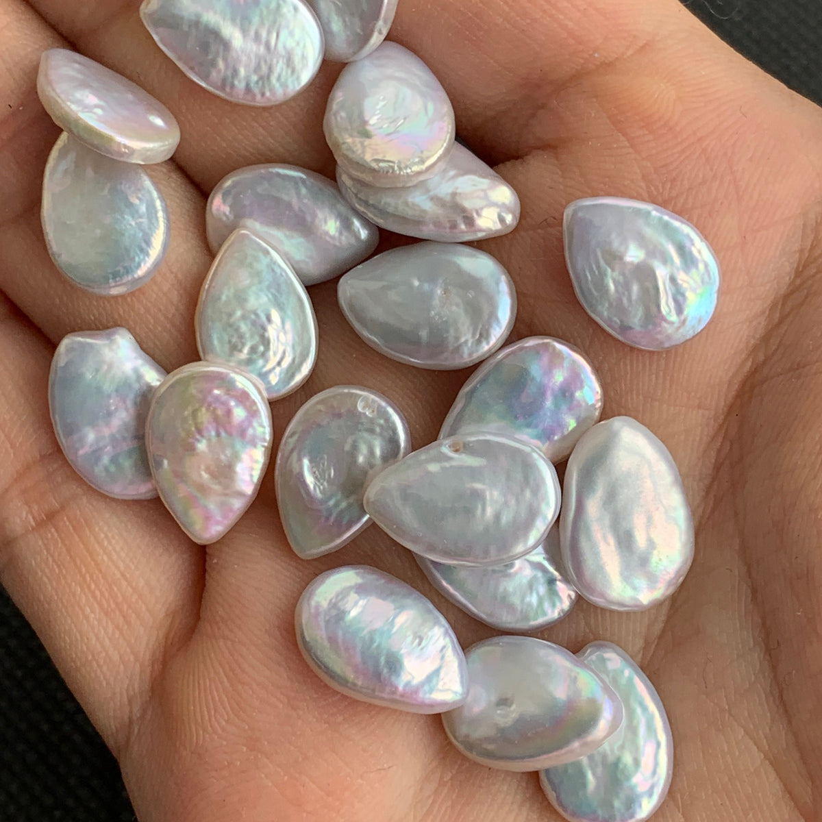 4A 1pc 7x11mm Loose Teardrop Baroque Freshwater Pearl