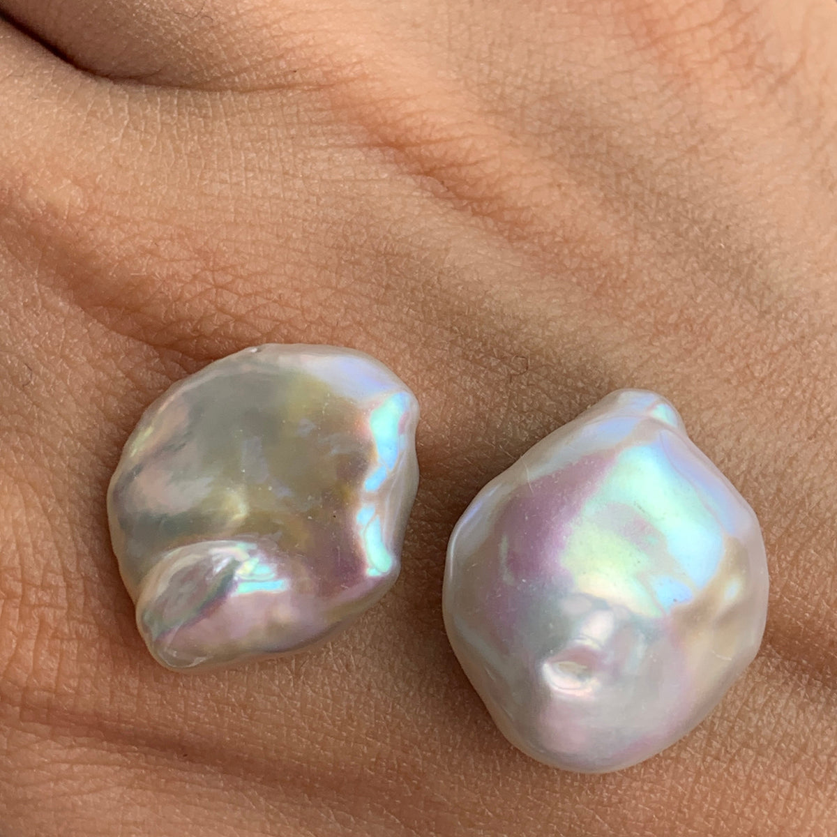 4A 1pc 12-15mm Loose Keshi Freshwater Pearl