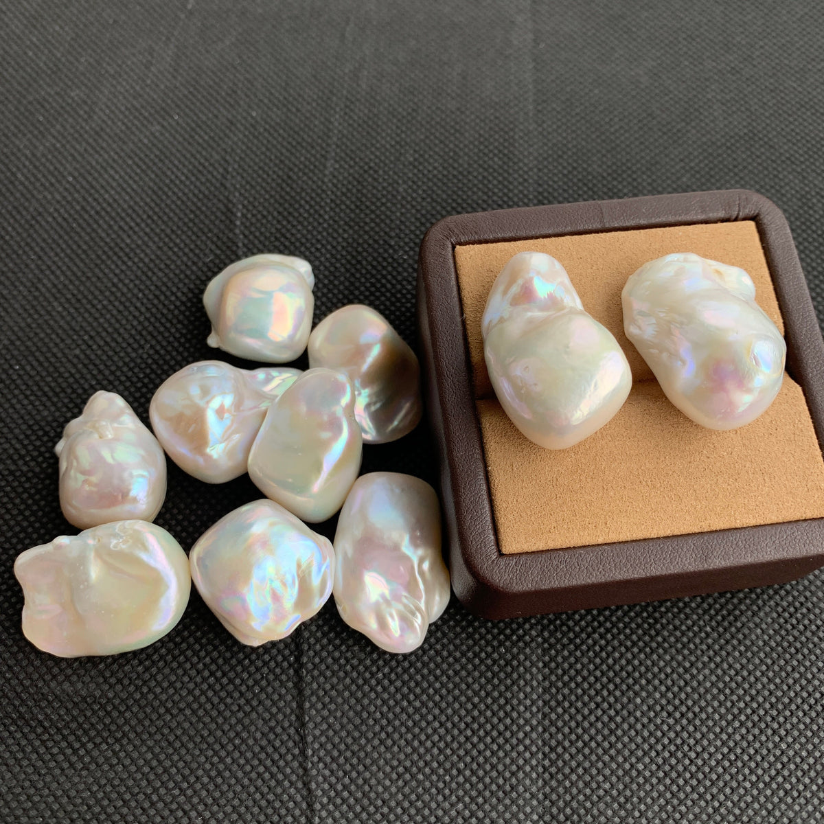 4A 1pc 15-24mm Large Flameball Baroque Pearl