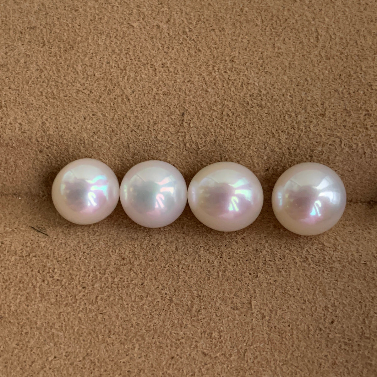 3A 1pc 6-7mm White Round Freshwater Pearl