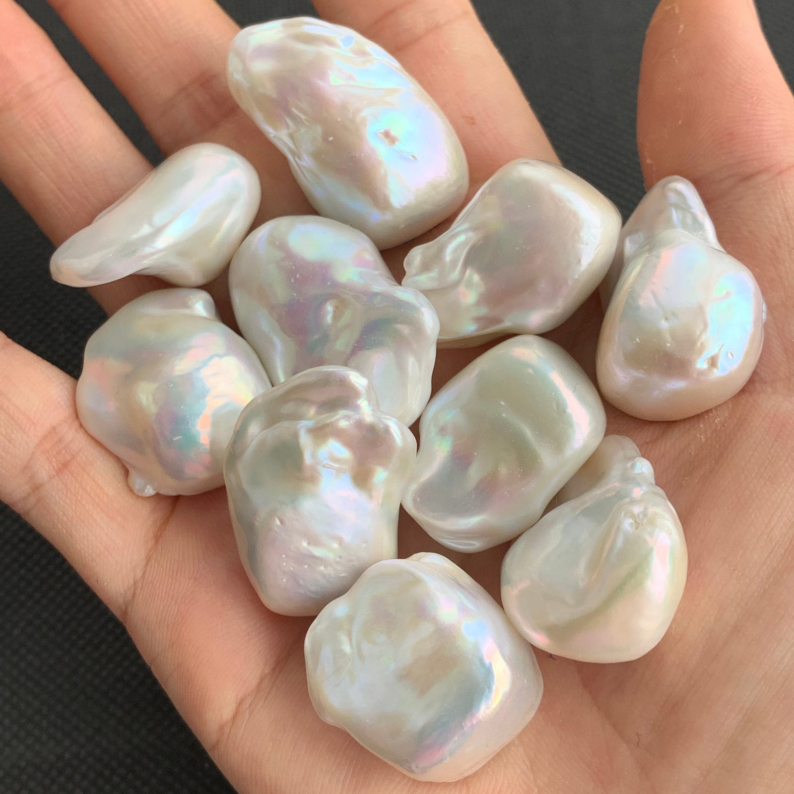 4A 1pc 15-24mm Large Flameball Baroque Pearl