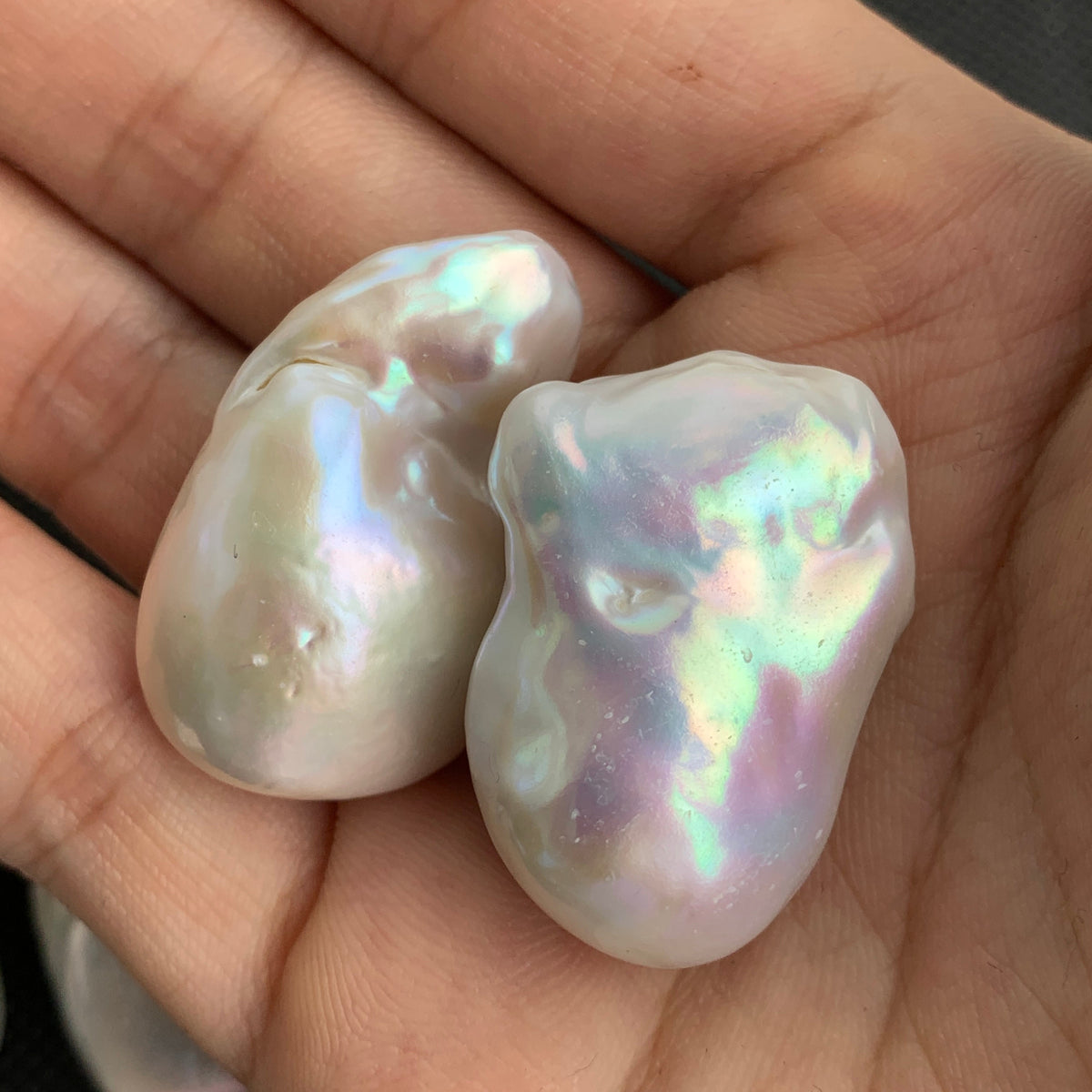 4A 1pc 15-24mm Large Flameball Baroque Pearl