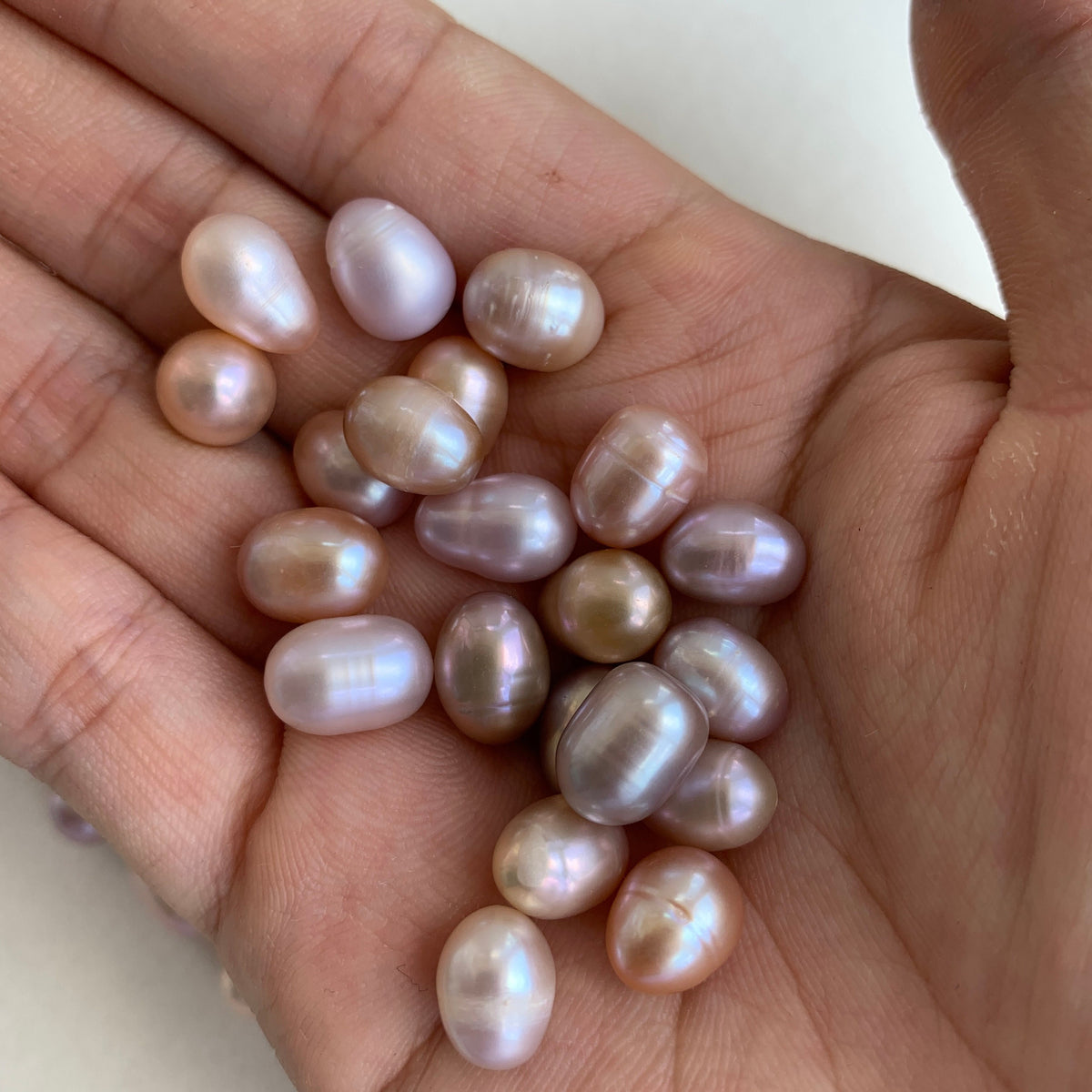 3A 1pc 8-9mm Loose Purple Rice Pearl