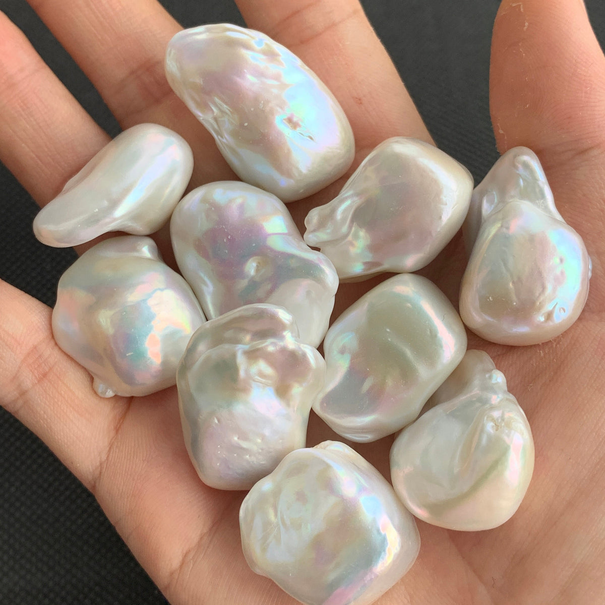 4A 1pc 15-24mm Large Flameball Baroque Pearl
