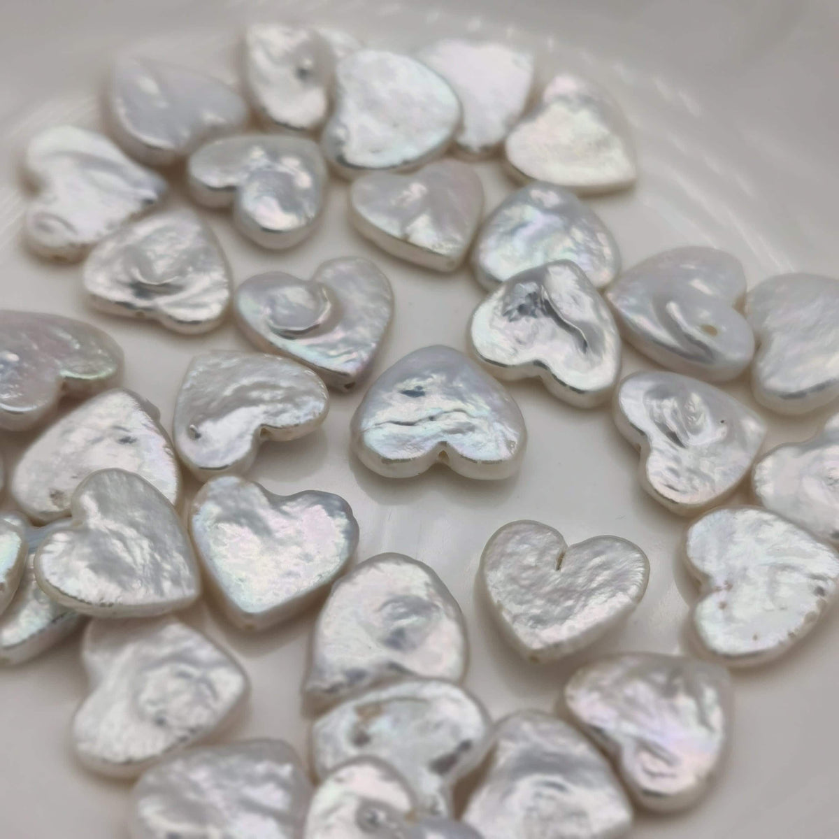 3A 1pc 11mm love heart baroque pearl
