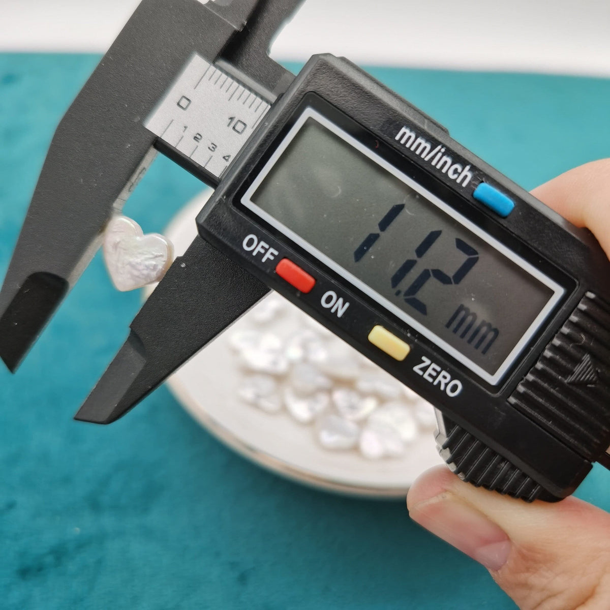 3A 1pc 11mm love heart baroque pearl