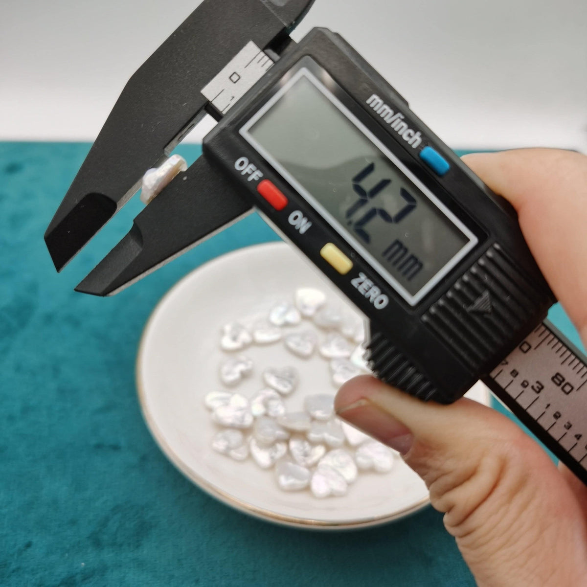 3A 1pc 11mm love heart baroque pearl