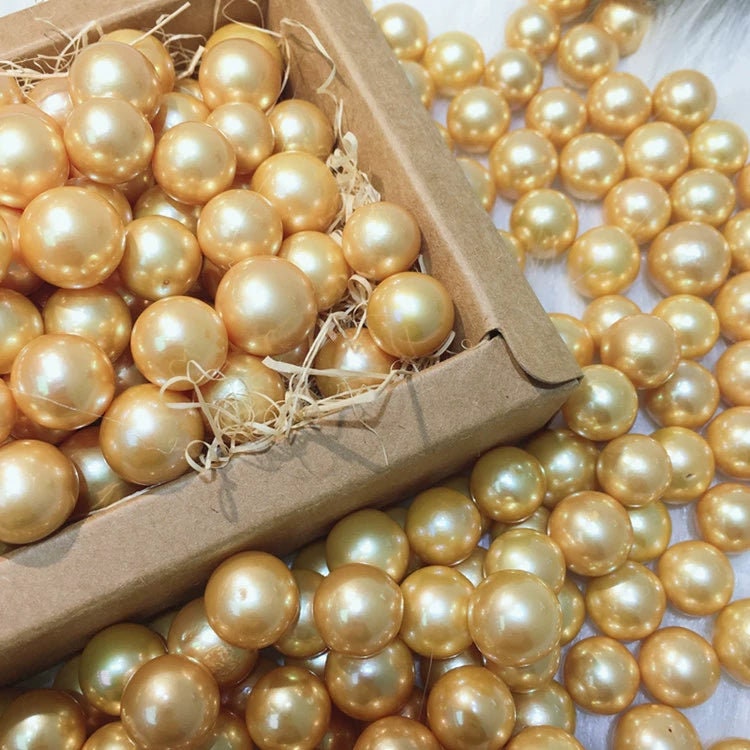 4A 1pc 7-13mm freshwater Dark gold pearls