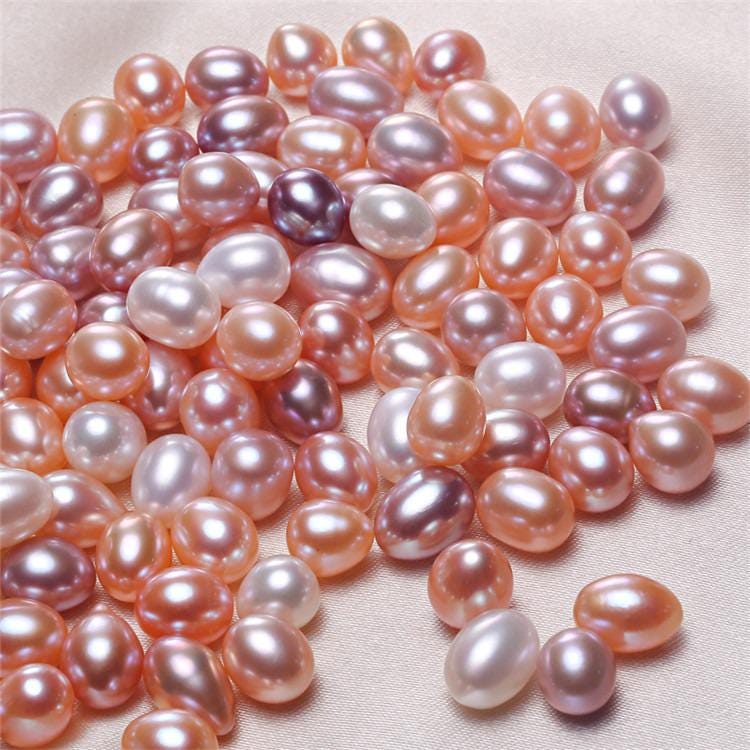 5A 1pc rice pearl 3-12mm freshwater pearls
