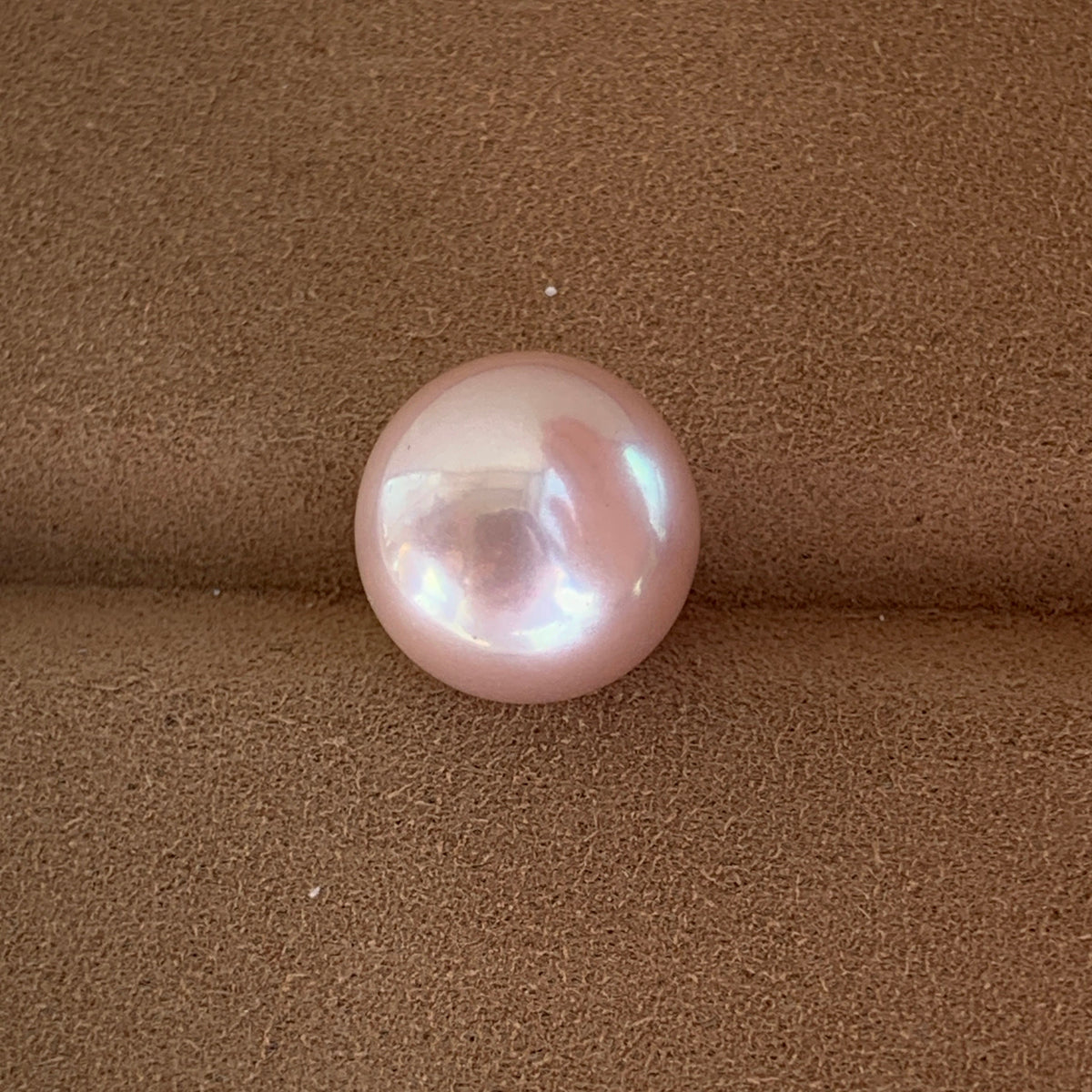 4A 1pc 12-13mm Light Purple Round Pearl
