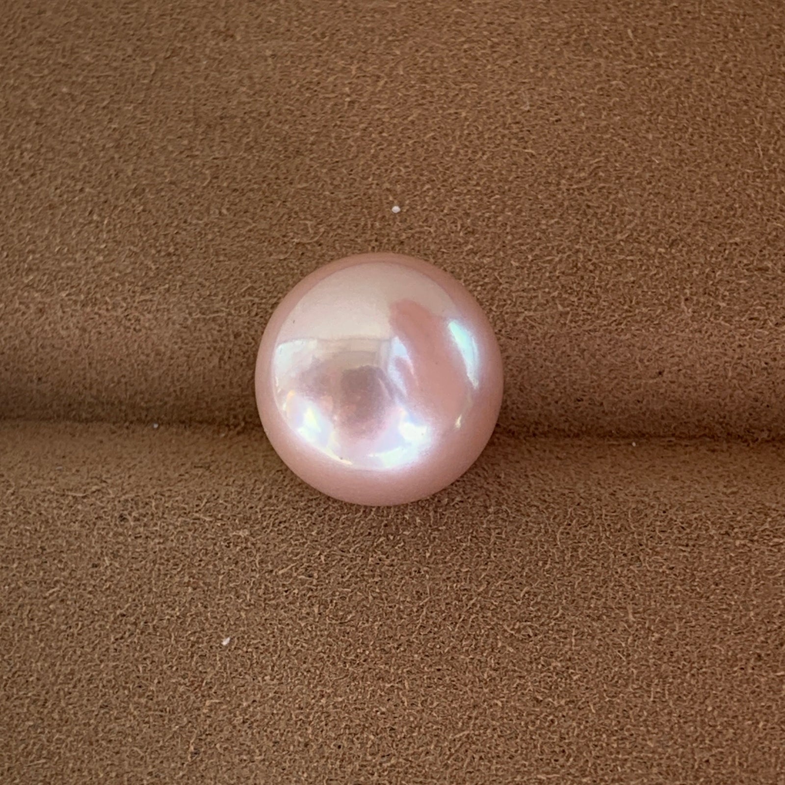 4A 1pc 12-13mm Light Purple Round Pearl