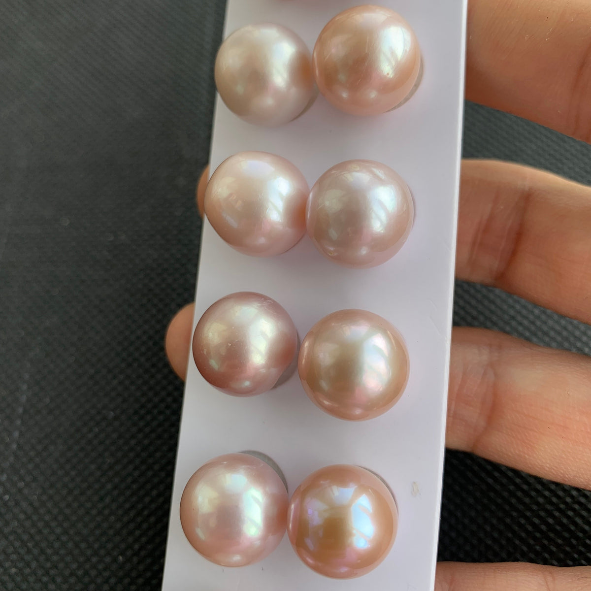 4A 1pc 12-13mm Light Purple Round Pearl