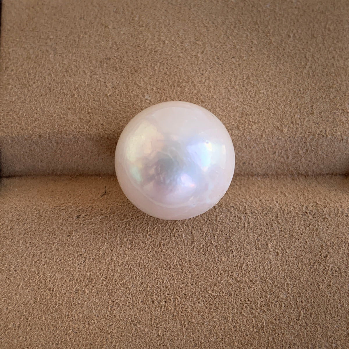4A 1pc 15-16mm White Round Pearl