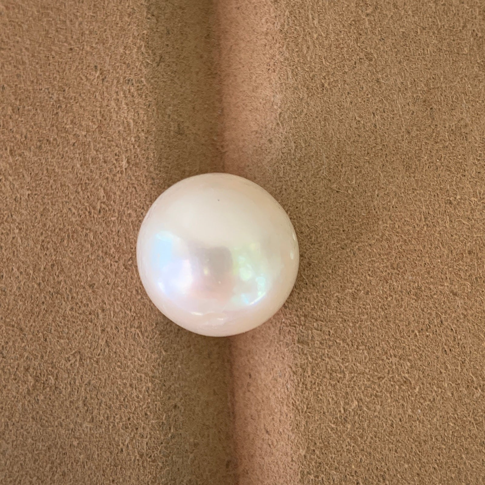2A+ 1pc 11-12mm White Round Pearl