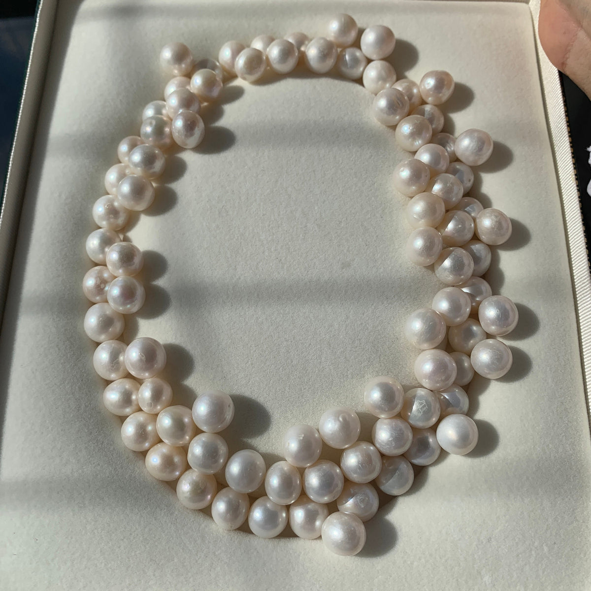 2A+ 1pc 11-12mm White Round Pearl