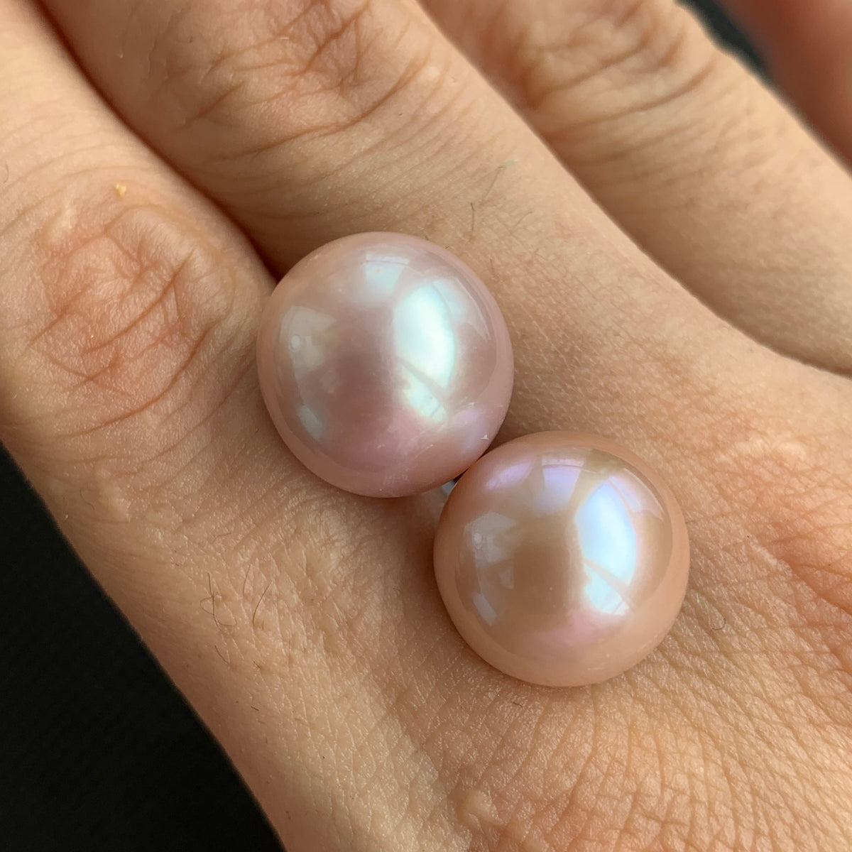 4A 1pc 12-13mm Light Purple Round Pearl