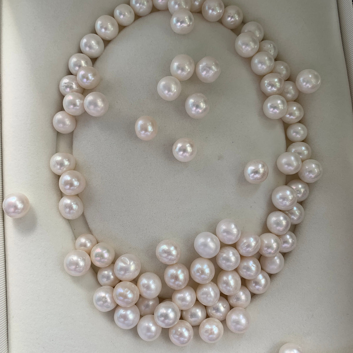 2A+ 1pc 11-12mm White Round Pearl