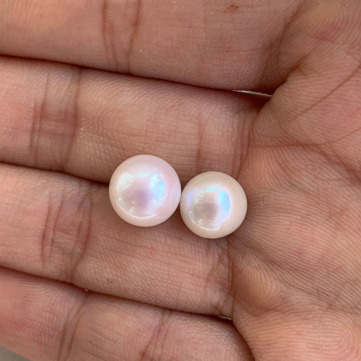 2A 1pc 9-10mm White Round Pearl
