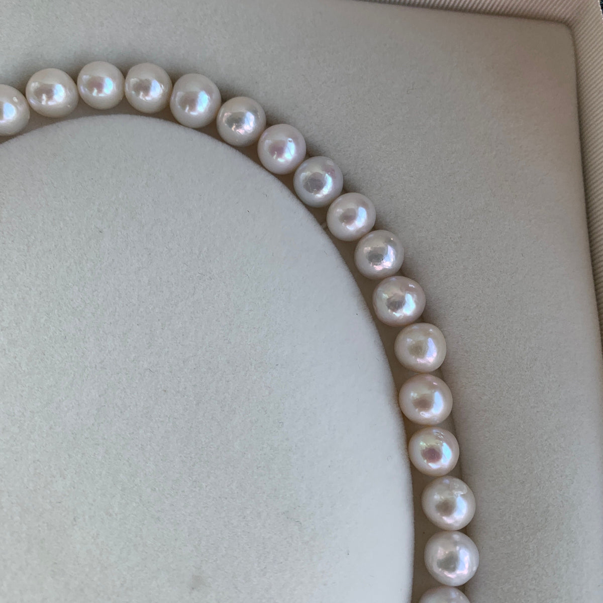 2A 1pc 9-10mm White Round Pearl