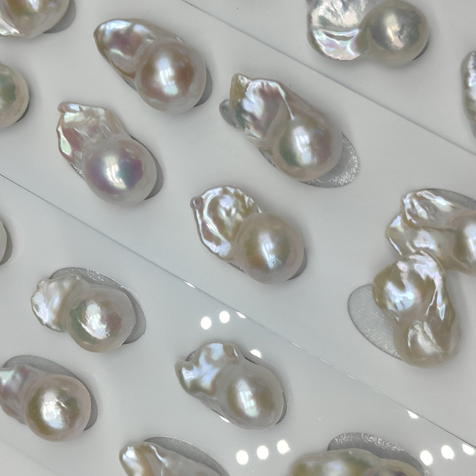 3A 1pc 14-16mm Loose Flameball Baroque Pearl