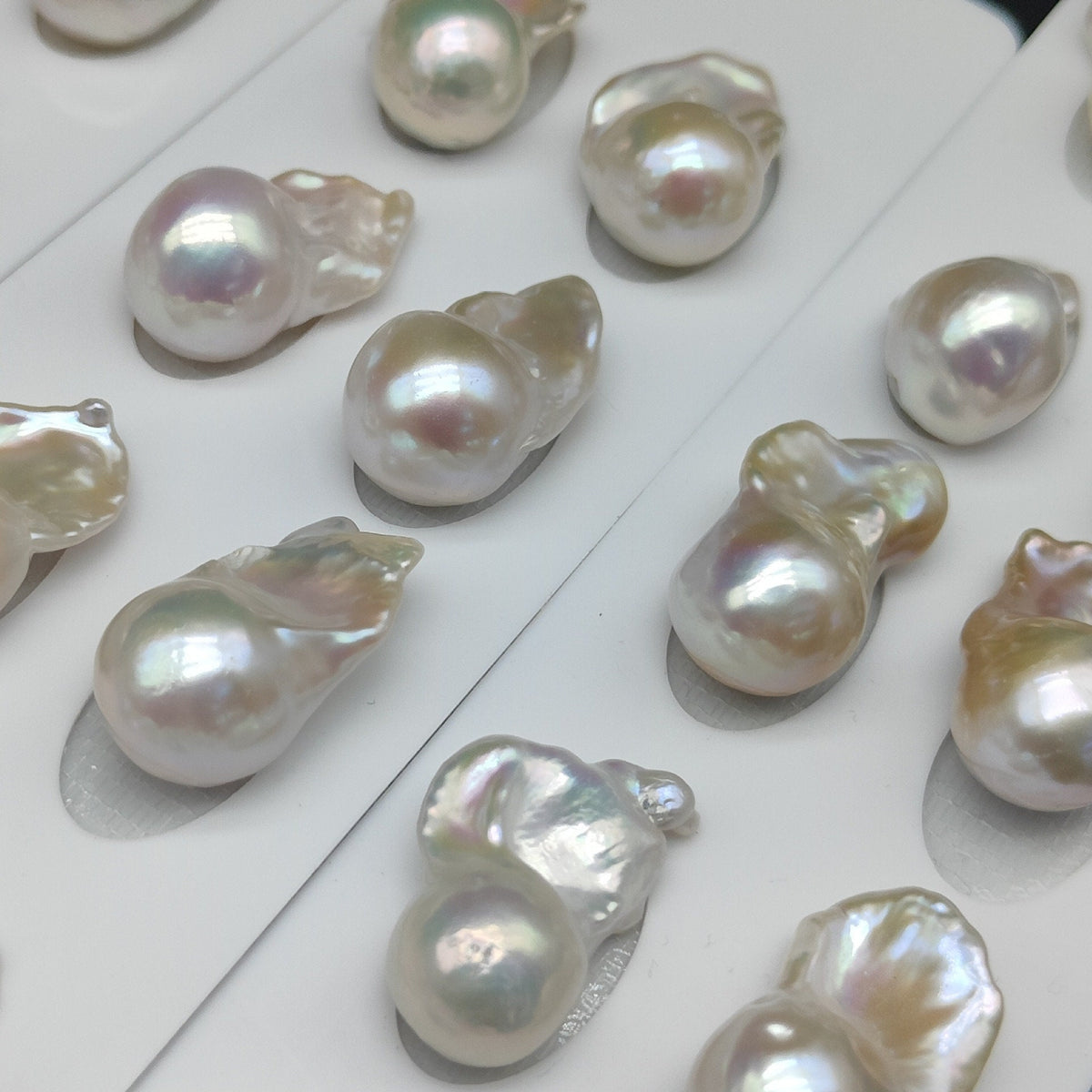 3A 1pc 14-16mm Loose Flameball Baroque Pearl