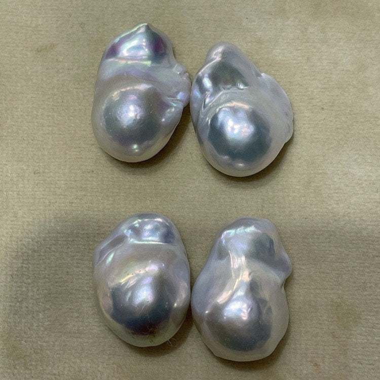 3A 1pc 14-16mm Loose Flameball Baroque Pearl